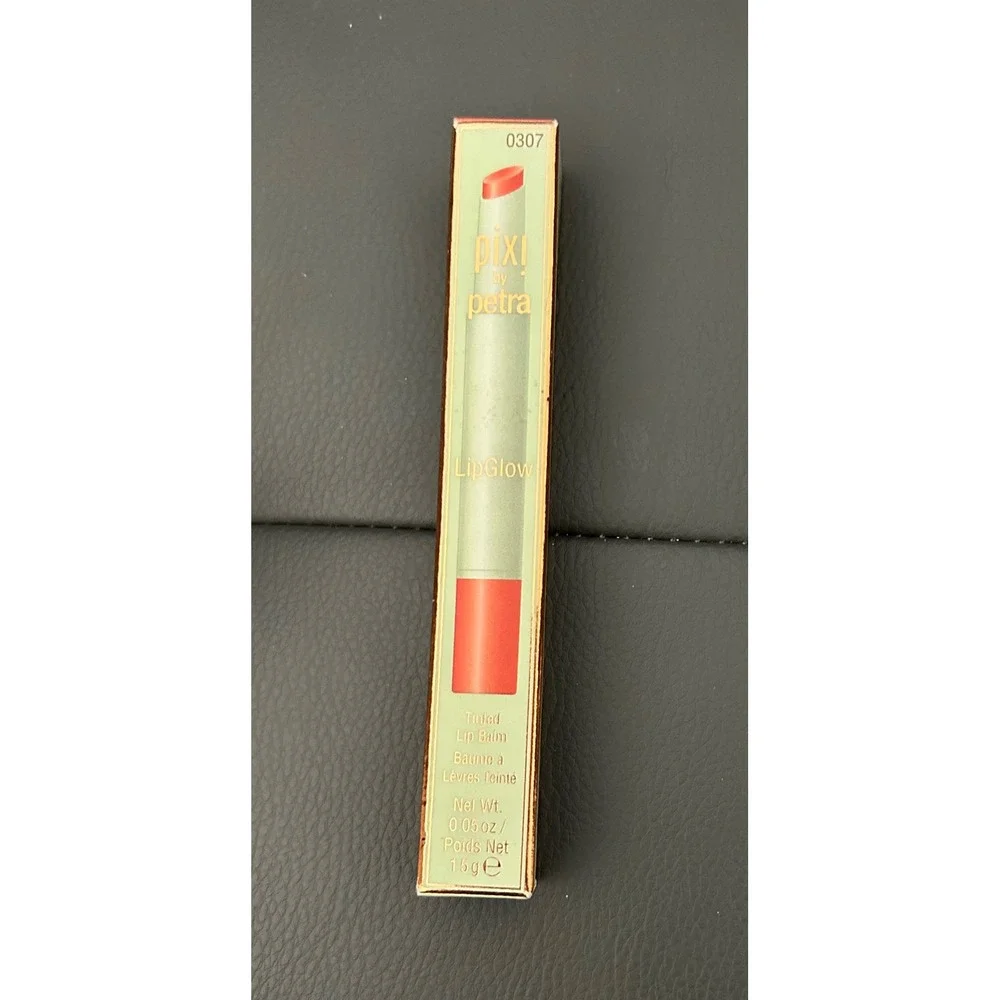 Pixi by Petra LipGlow Tinted Lip Balm Juicy 0.05oz Luminous Sheer Coral New 0307